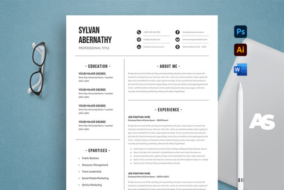 Download Minimalist Resume Template Word - Minimalist resume template Collection